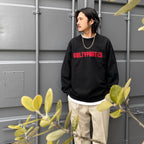 厚重圓領運動衫 - 型號 3- #黑色 [24SS-WMC-SS09]