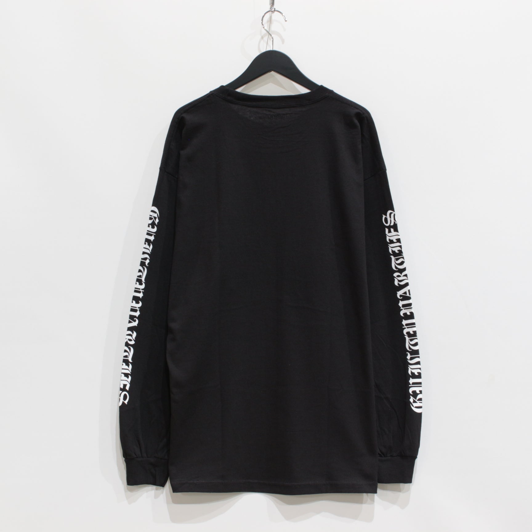CREW NECK LONG SLEEVE T-SHIRT -TYPE 2- #BLACK [23FW-WMT-LT02]
