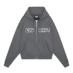 CAV EMPT EMBROIDERY ZIP HOODY #CHARCOAL [CES25CS05]