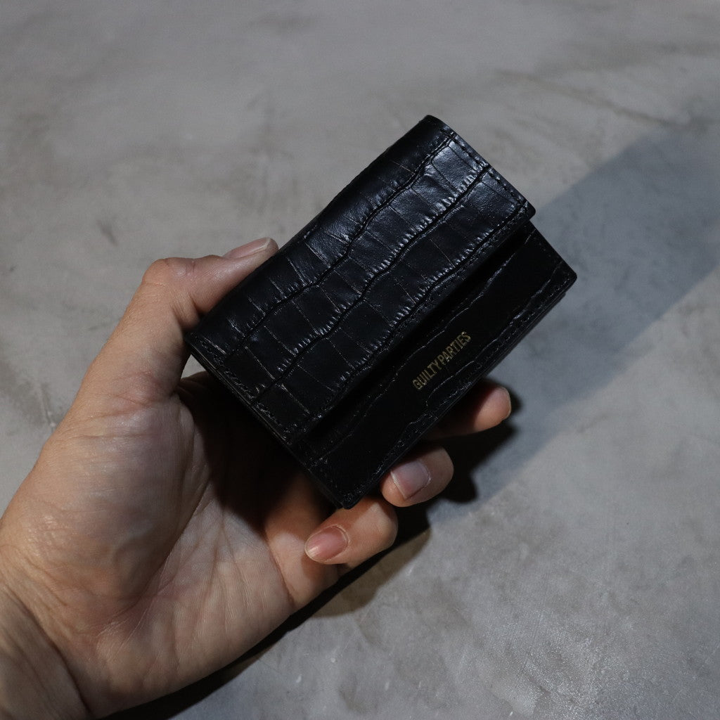 簡單說 | 短錢包 - 類型 1- #黑色 [23FW-WMA-WL03]