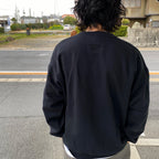 圓領運動衫 - 型號 3- #黑色 [24SS-WMC-SS03]