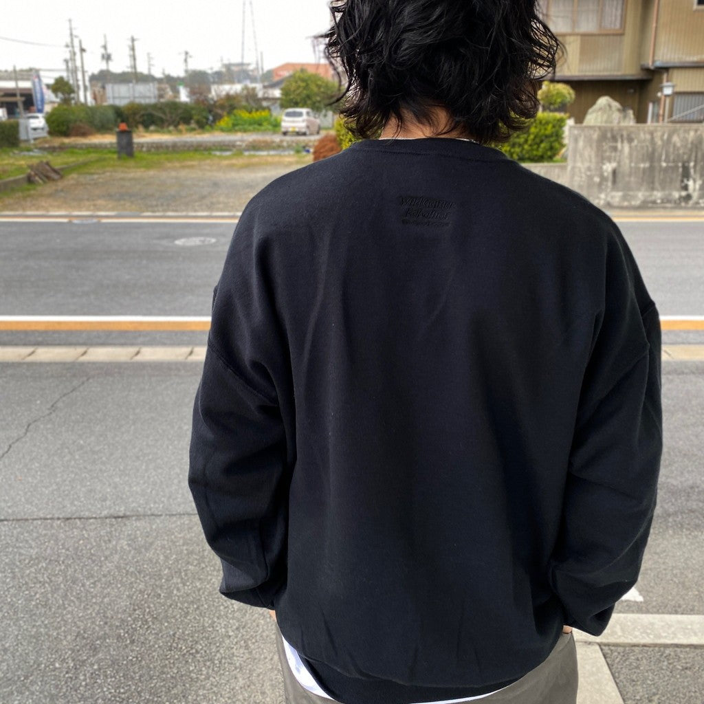 圓領運動衫 - 型號 3- #黑色 [24SS-WMC-SS03]