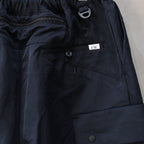 RE-NYLON WIDE CARGO TROUSERS #NAVY [FSU03241U0004]