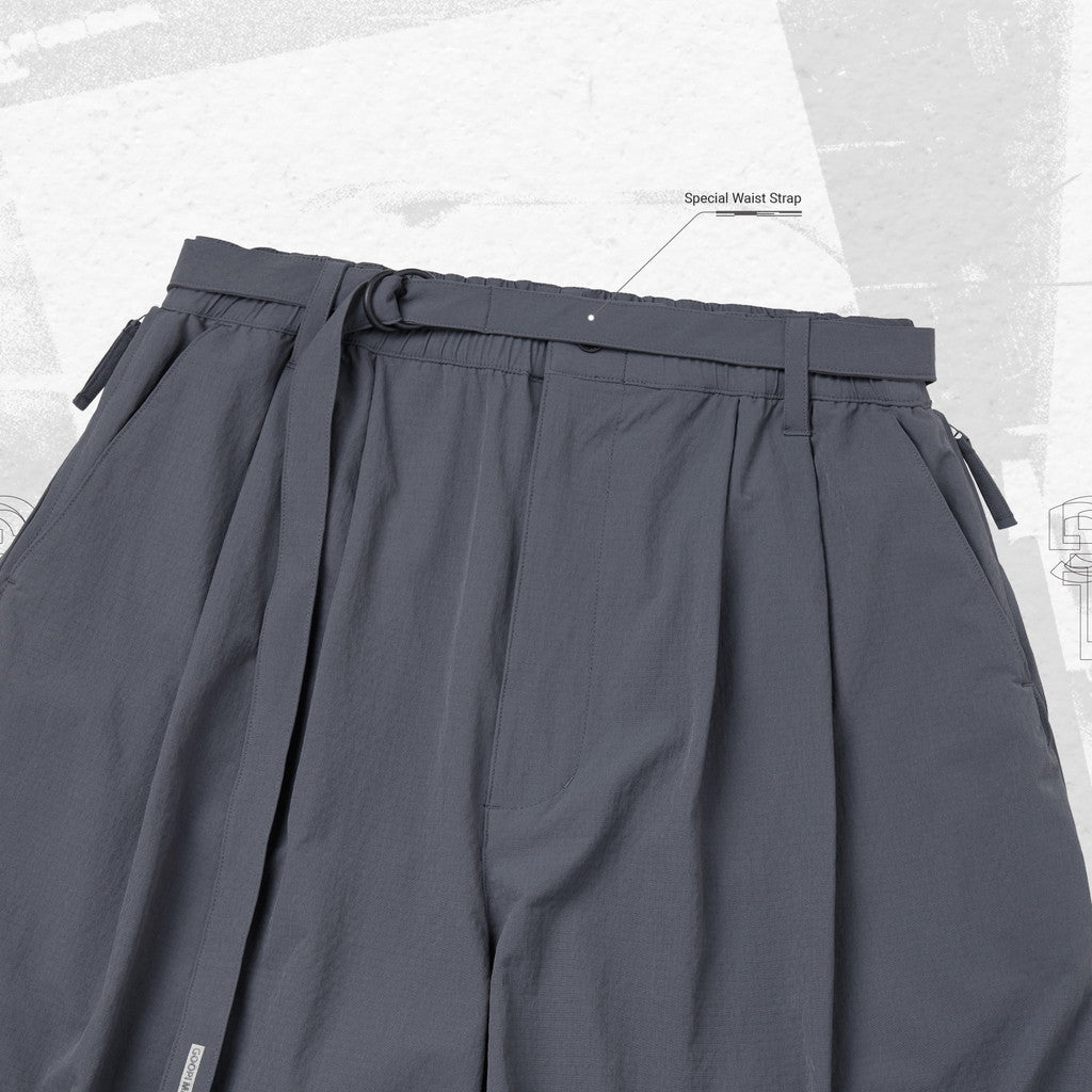 TBPR |「GMT-03P」肩帶寬鬆休閒褲#GRAY [GOOPI-23AW-DEC-TBPR-05]