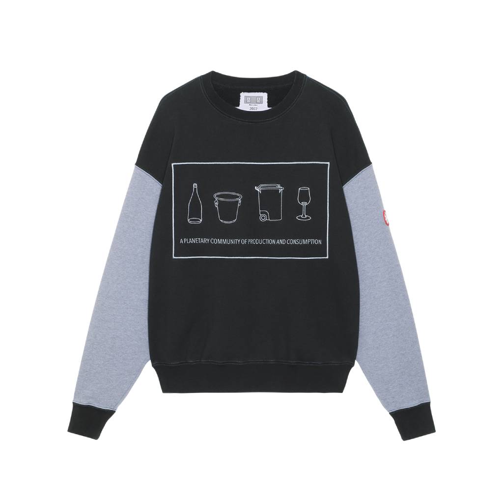CONTAINER CREW NECK #BLACK [CES22CS05]