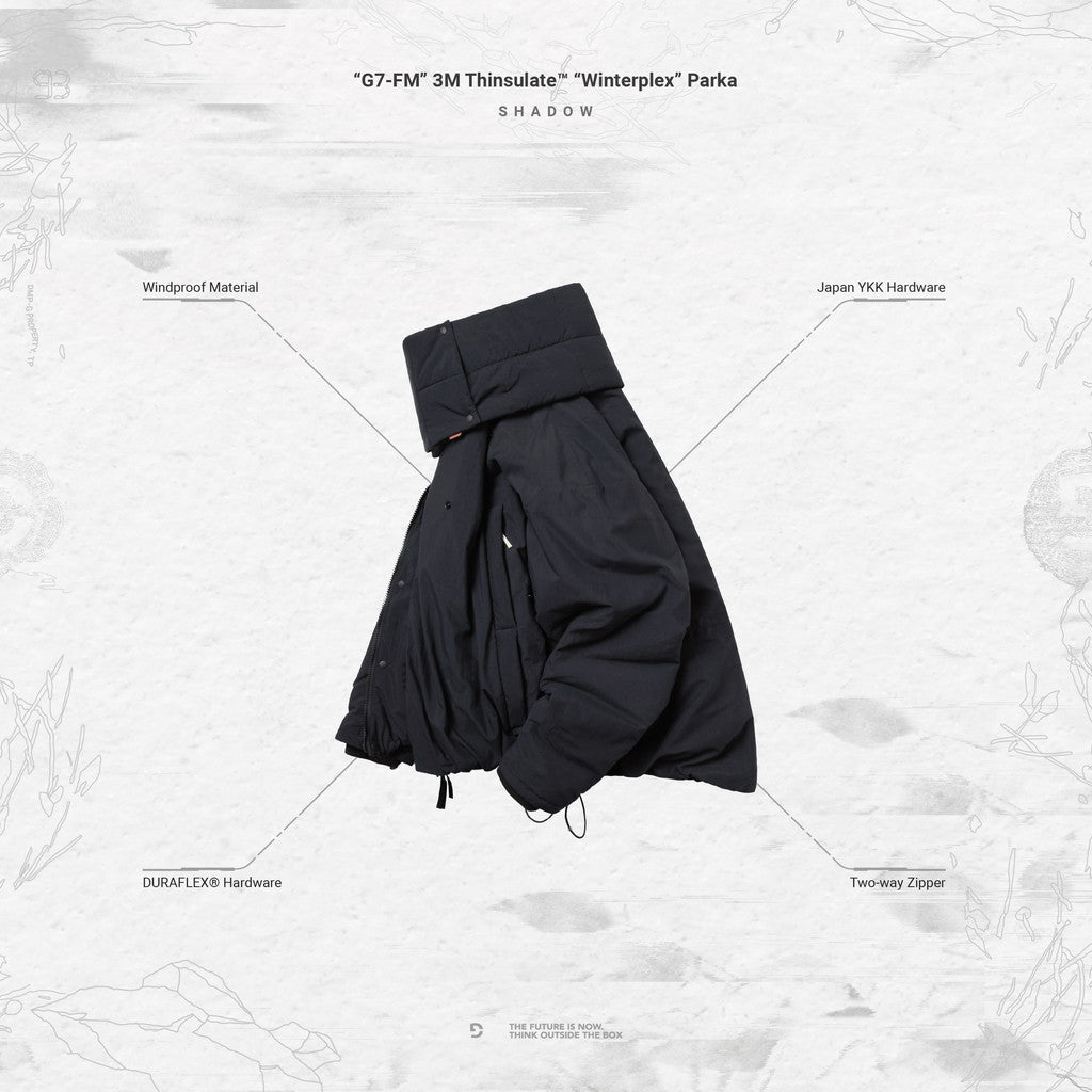 「G7-FM」3M 新雪麗 -Winterplex- 派克大衣 #SHADOW [GOOPI-23AW-DEC-02]