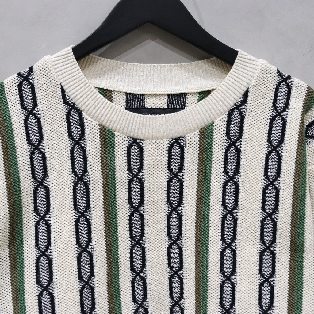 圓領毛衣 - 型號 1- #BEIGE [24SS-WMK-KN22]