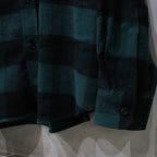 FLANNEL REGULAR COLLAR SHIRT -TYPE 2- #GREEN [24SSE-WMS-RC02]