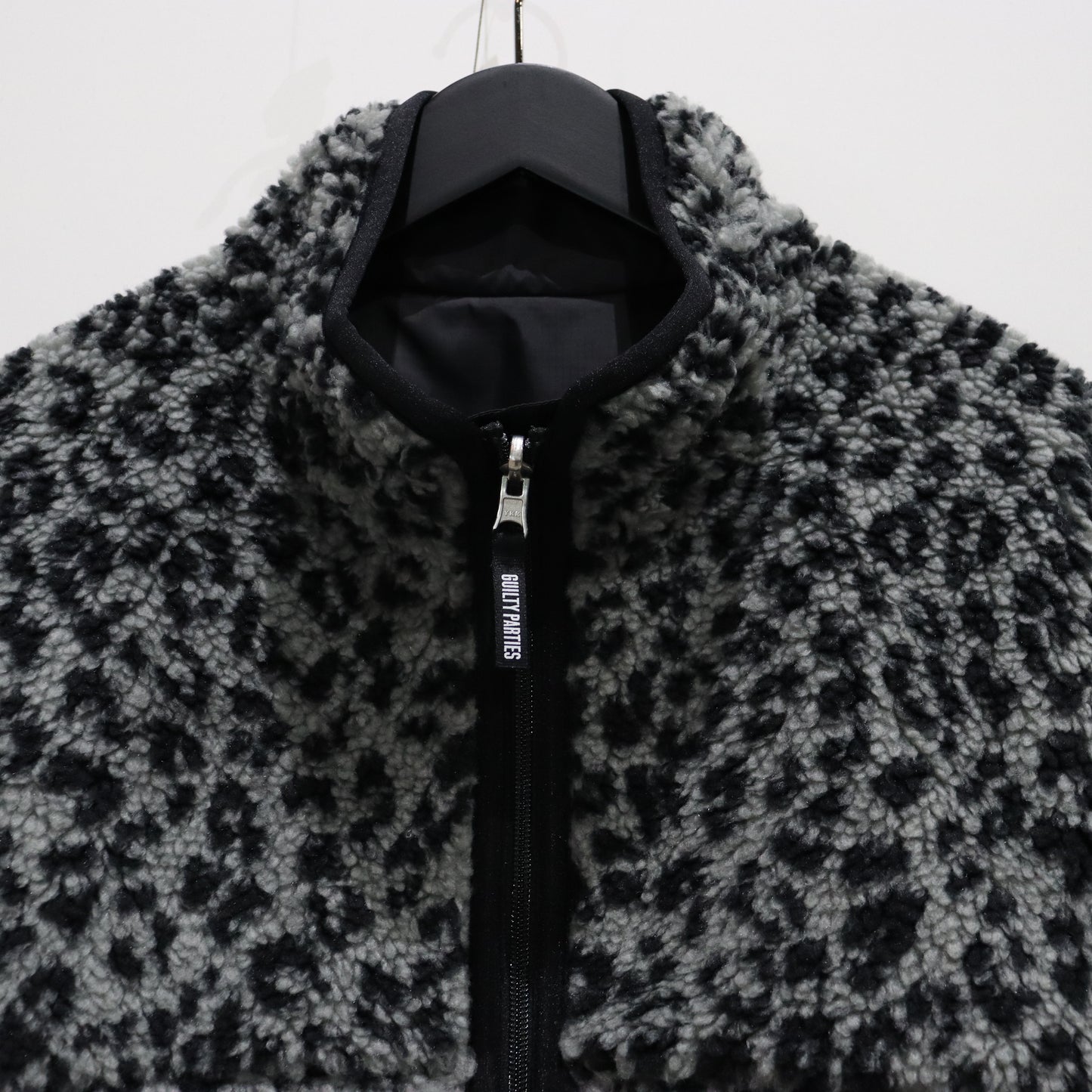 REVERSIBLE LEOPARD BOA JACKET #GRAY [23FW-WMO-OD06]