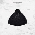 「7-C1」 G-System Hoodie Jacket #BLACK [GOOPI-23AW-OCT-02]