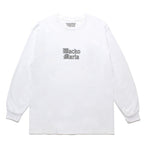 CREW NECK LONG SLEEVE T-SHIRT #WHITE [24SS-WMT-LT01]