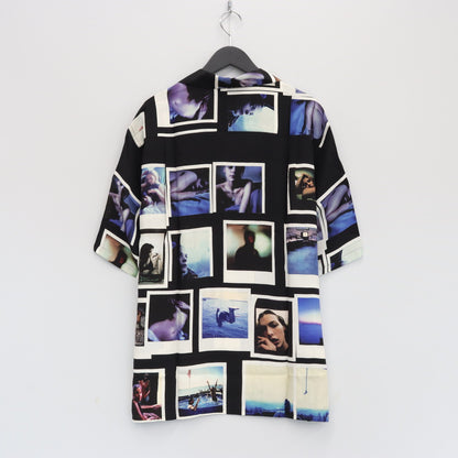 DAVIDE SORRENTI | S/S HAWAIIAN SHIRT -TYPE 2- #BLACK [DAVIDESORRENTI-WM-HI04]