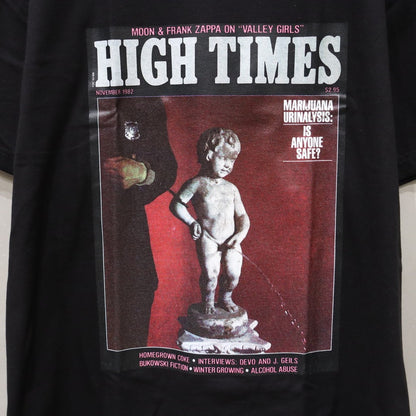 HIGHTTIMES | 圓領 T 卹 - 類型 3- #黑色 [HIGHTTIMES-WM-TEE03]