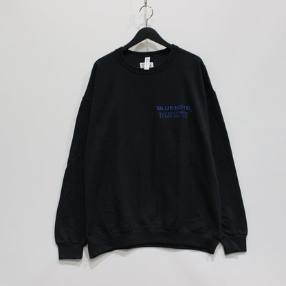 BLUE NOTE | CREW NECK SWEAT SHIRT -TYPE 2- #BLACK [BLUENOTE-WM-SS06]