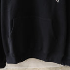MIDDLE WEIGHT PULLOVER HOODED SWEAT SHIRT -TYPE 1- #BLACK [24SS-WMC-SS12]