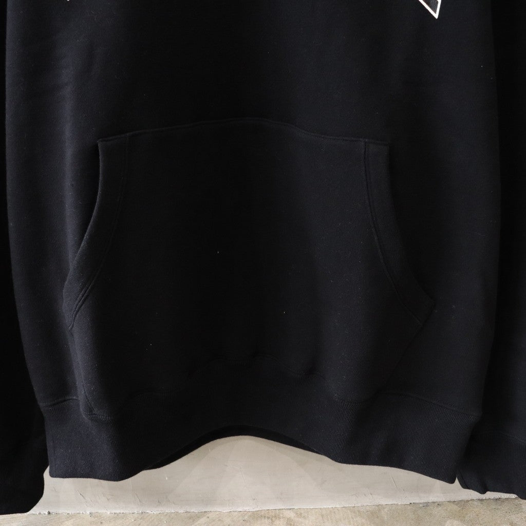 MIDDLE WEIGHT PULLOVER HOODED SWEAT SHIRT -TYPE 1- #BLACK [24SS-WMC-SS12]