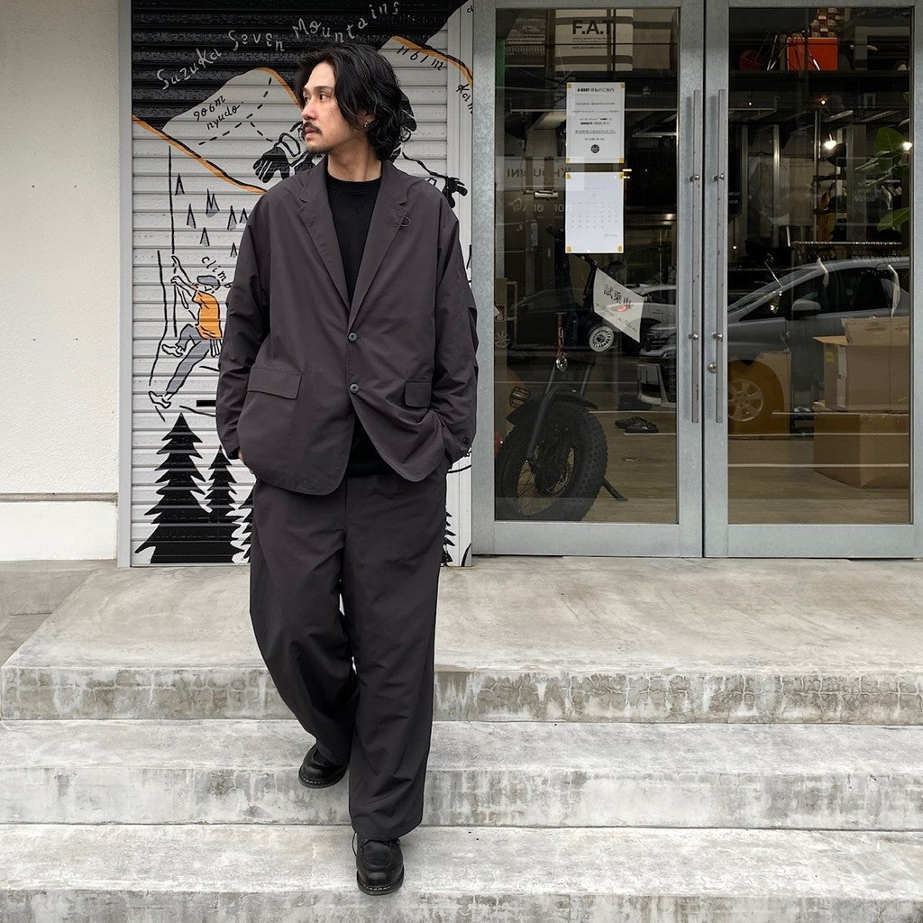 TECH EASY TROUSERS TWILL #CHARCOAL [BP-34024]