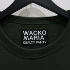 HEAVY WEIGHT CREW NECK SWEAT SHIRT -TYPE 3- #GREEN [23FW-WMC-SS06]