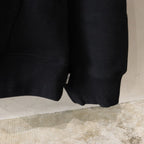 MIDDLE WEIGHT PULLOVER HOODED SWEAT SHIRT -TYPE 1- #BLACK [24SS-WMC-SS12]