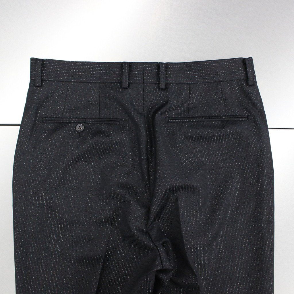 PLEATED TROUSERS -TYPE 2- #BLACK [24SSE-WMP-TR05] - BLACK / S