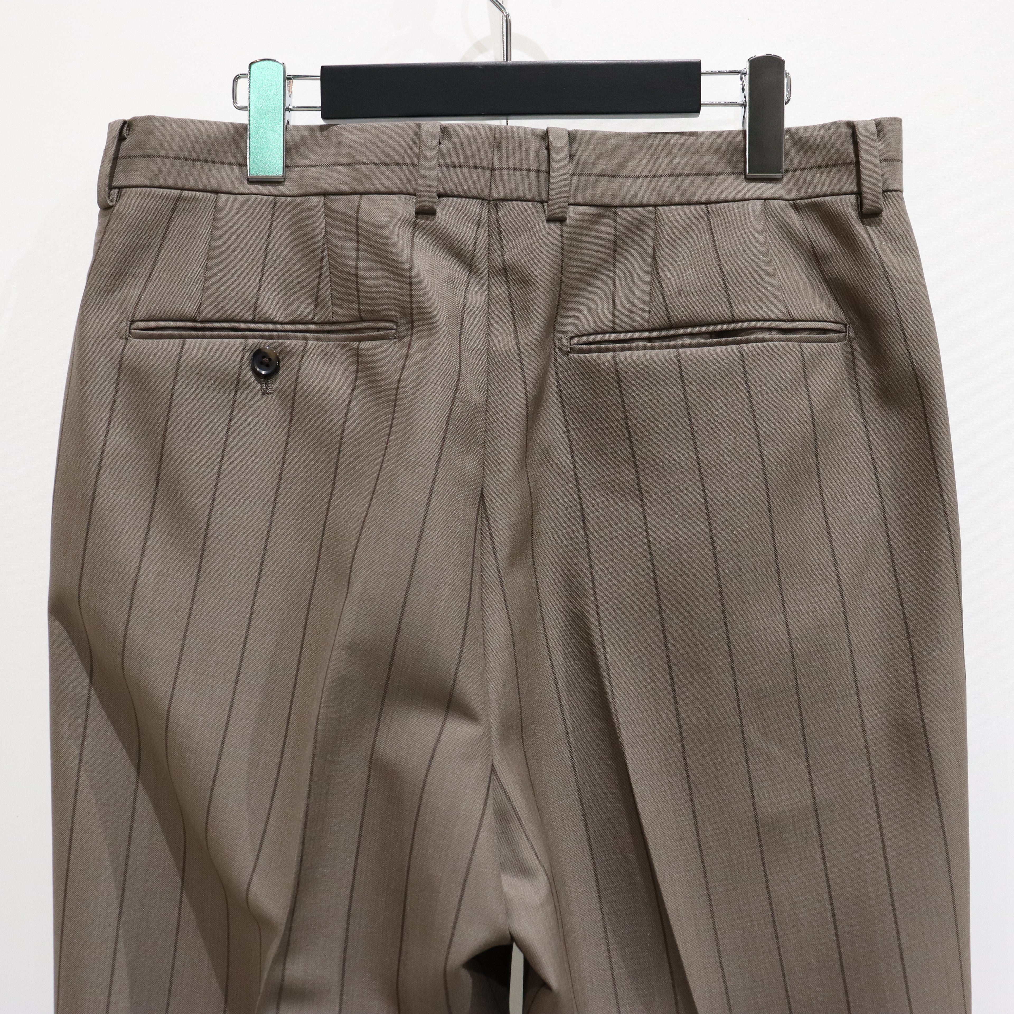 PLEATED TROUSERS -TYPE 2- #GRAY [23FW-WMP-TR23]