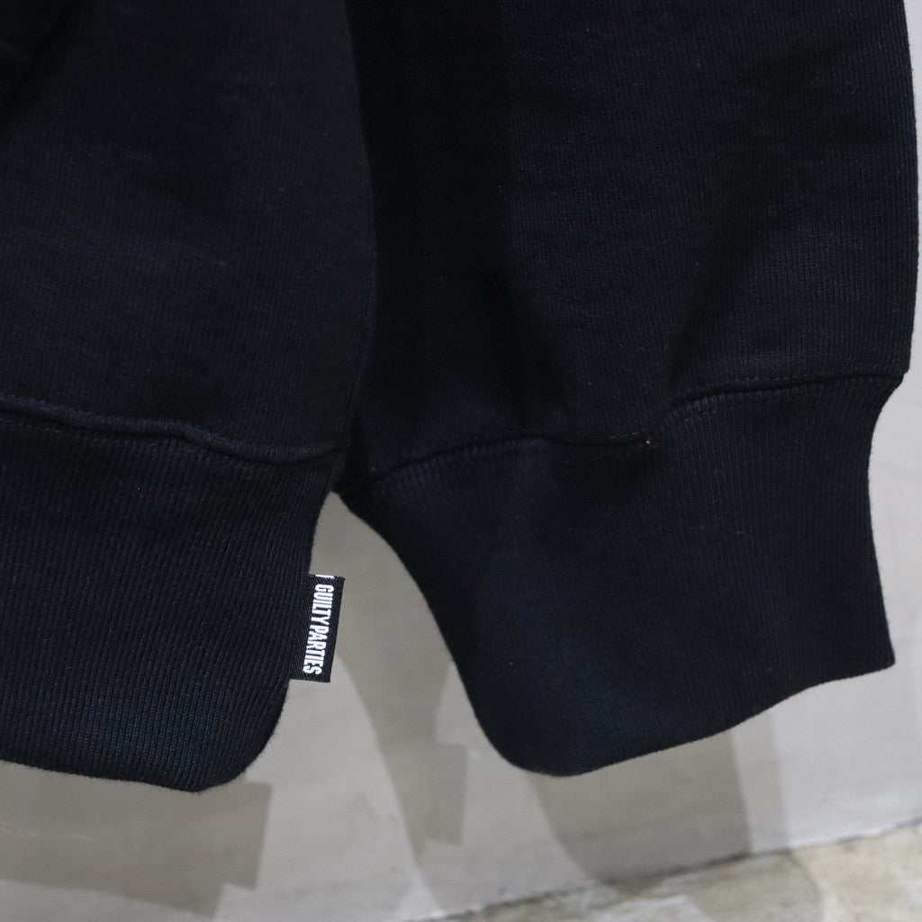 重型套頭連帽衛衣 - 型號 3- #黑色 [24SS-WMC-SS08]