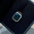 BLOODSTONE SIGNET RING -TYPE 2- #SILVER [WMGP-RG11]
