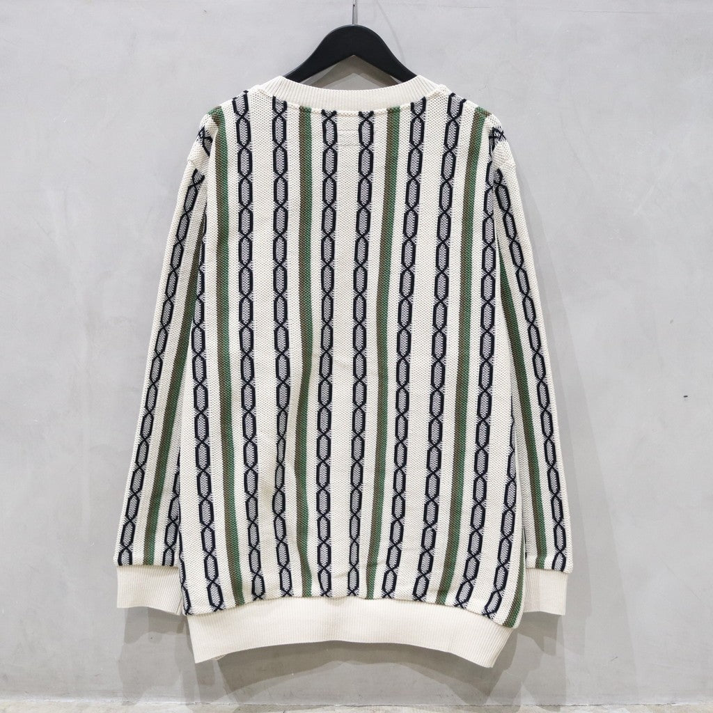 圓領毛衣 - 型號 1- #BEIGE [24SS-WMK-KN22]