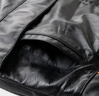 TBKB | SHORT LEATHER MONSTER PARKA #BLACK [FW23-TBKB01]