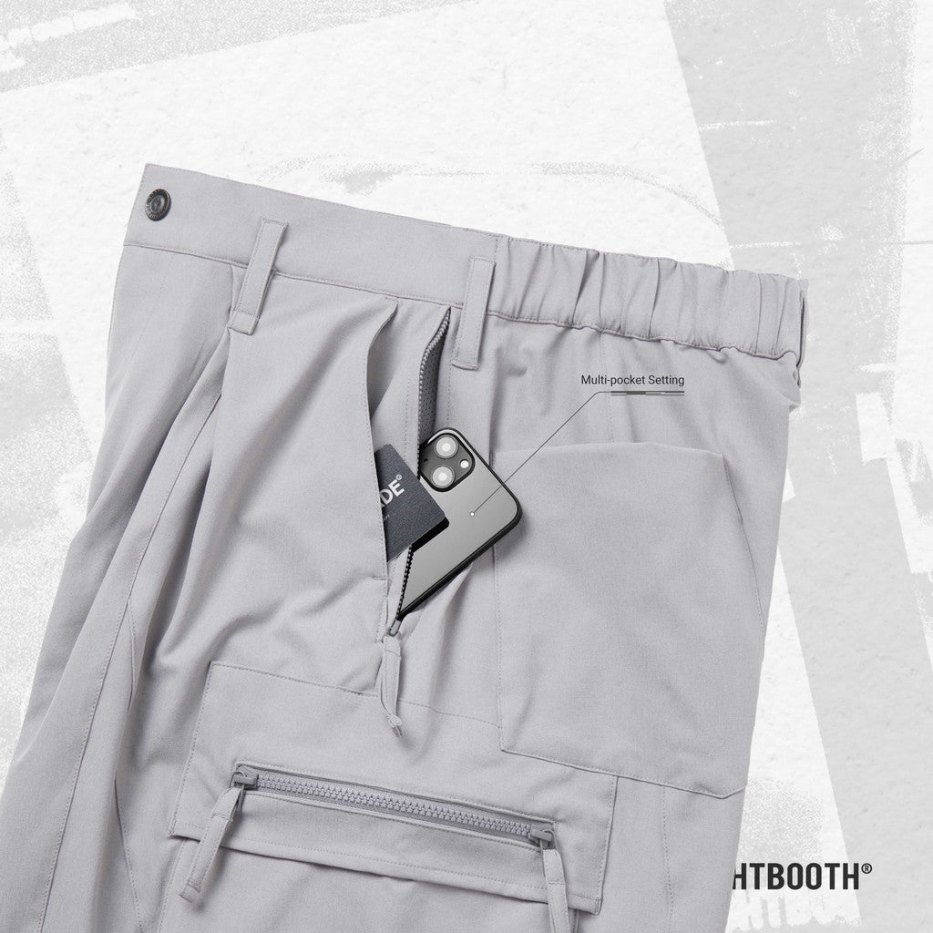 TBPR | “GMT-01P”圖工褲#淺灰 [GOOPI-23AW-DEC-TBPR-04]