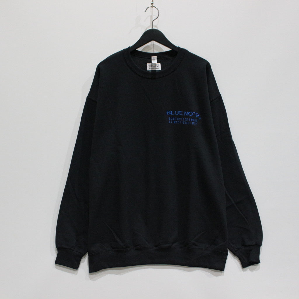 BLUE NOTE | CREW NECK SWEAT SHIRT -TYPE 3- #BLACK [BLUENOTE-WM-SS07]