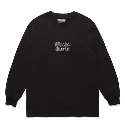 TIM LEHI | CREW NECK LONG SLEEVE T-SHIRT #BLACK [24SS-WMT-LT02]