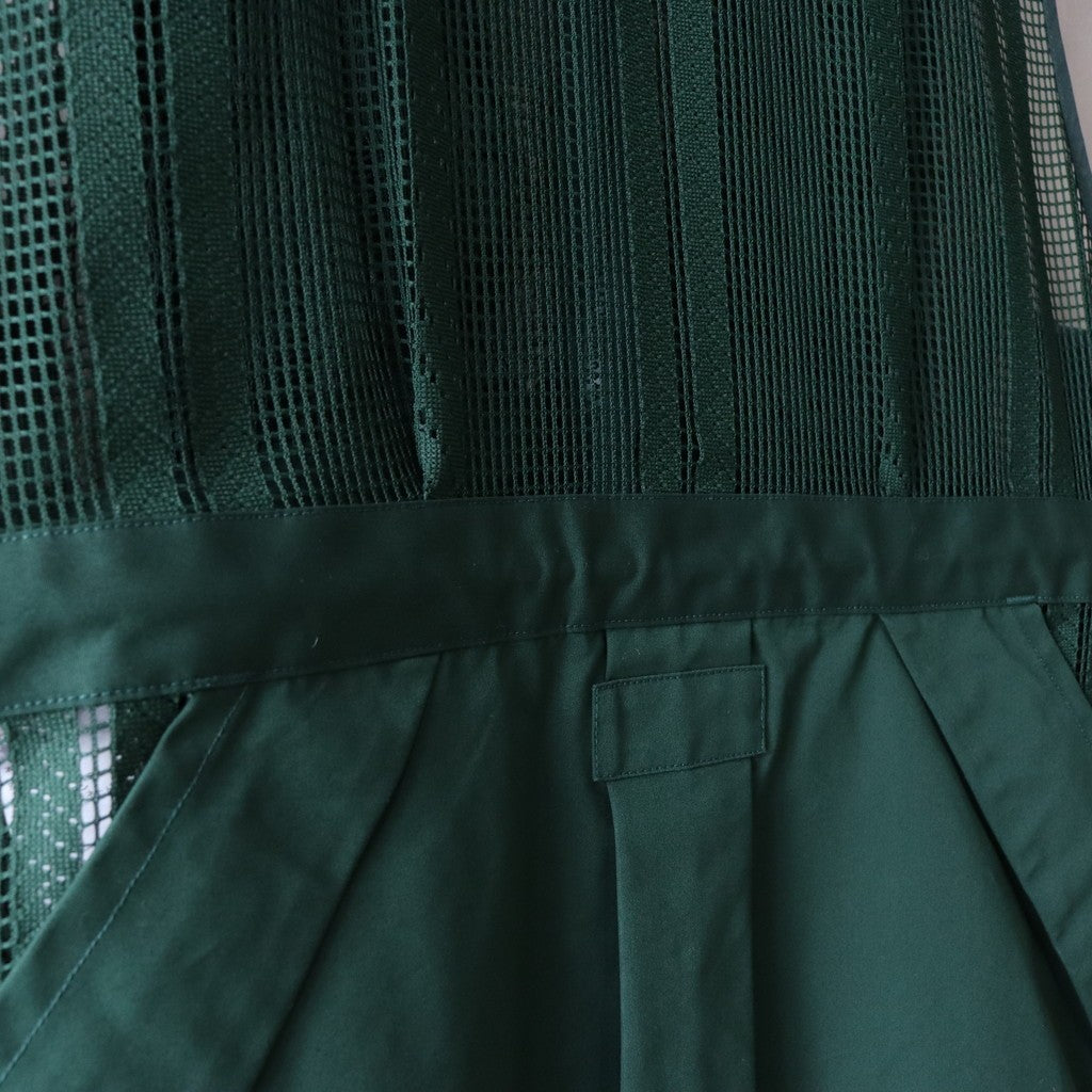 ROPE MESH LONG VEST #GREEN [FSU10241U0001]