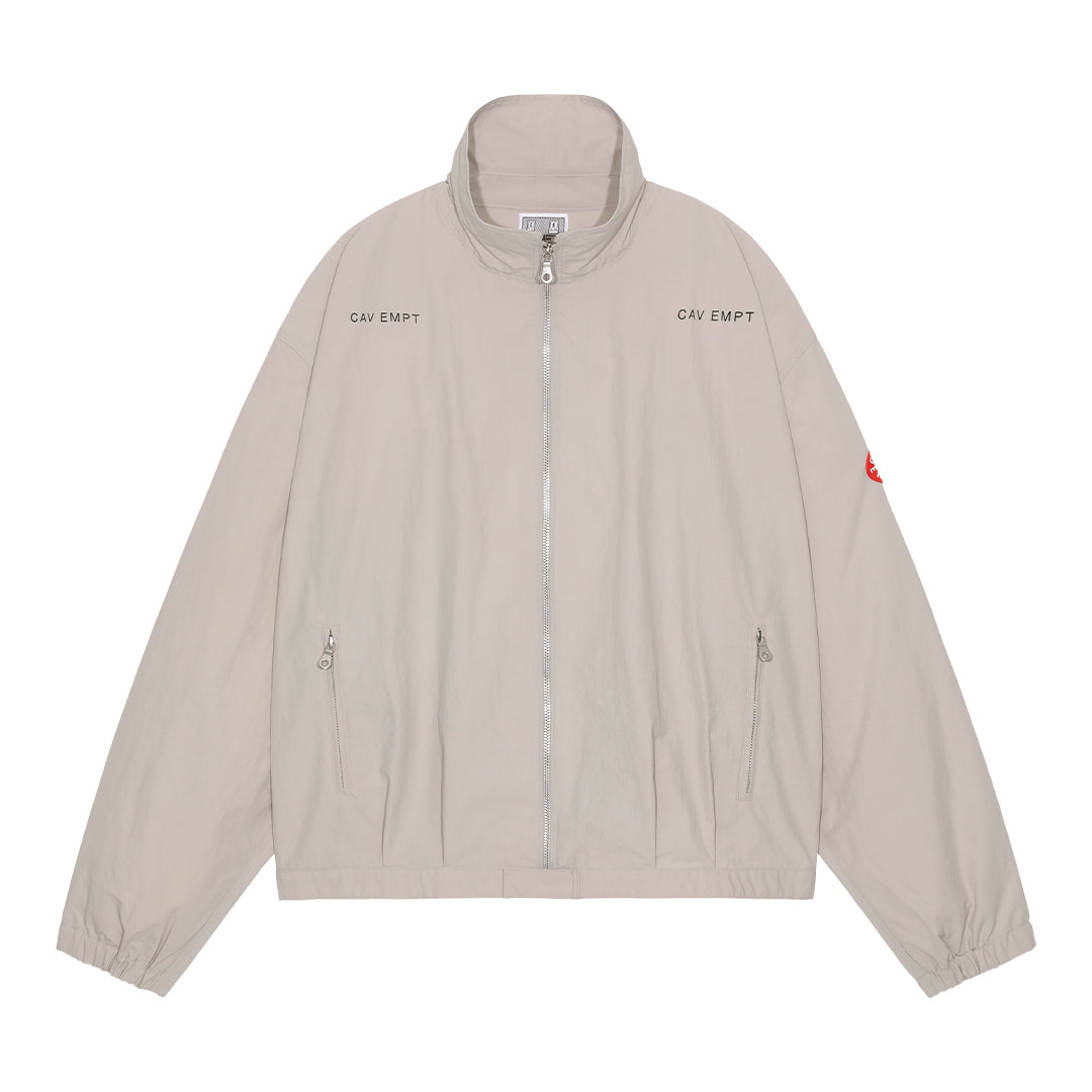 STAND COLLAR NYLON ZIP JACKET #BEIGE [CES24JK14]