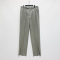 ht_DOUBLE PLEATED TROUSERS #GRAYGREEN [23FW-WMP-TR09]