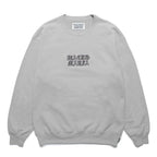 MIDDLE WEIGHT CREW NECK SWEAT SHIRT -TYPE 2- #GRAY [24SS-WMC-SS15]