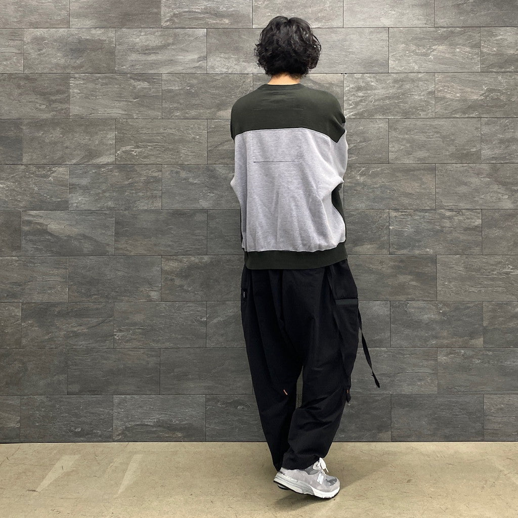 CONTAINER CREW NECK #BLACK [CES22CS05]