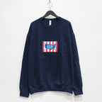 CREW NECK SWEAT SHIRT -TYPE 1- #NAVY [23FW-WMC-SS09]