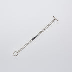 I.D Oval Mutual Link Bracelet -6mm- #SILVER [XOB039-19]