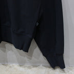 科技彈性平紋針織圓領衫 #黑色 [BE-60024]