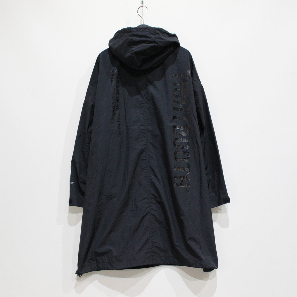 HOODED BIG COAT #BLACK [FW23-JK12]