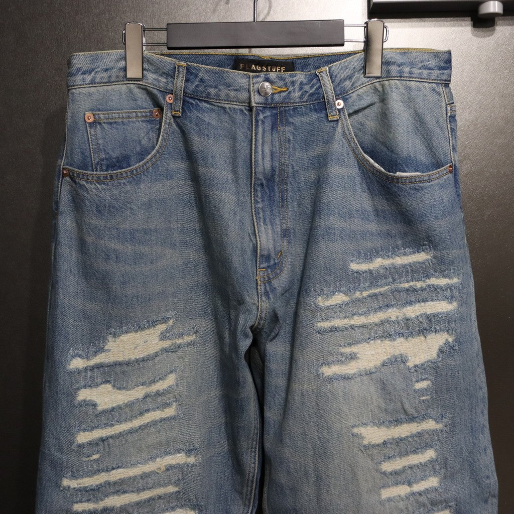 BORO BAGGIE DENIM PANTS #INDIGO [24SS-FS-04 / FS1403]