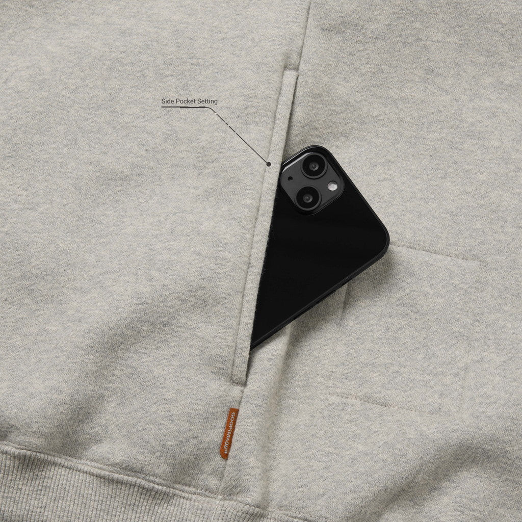 「RE-C01」Ryoiki Exp. 超大圓領毛衣 #M-GRAY [GOOPI-23AW-DEC-03]