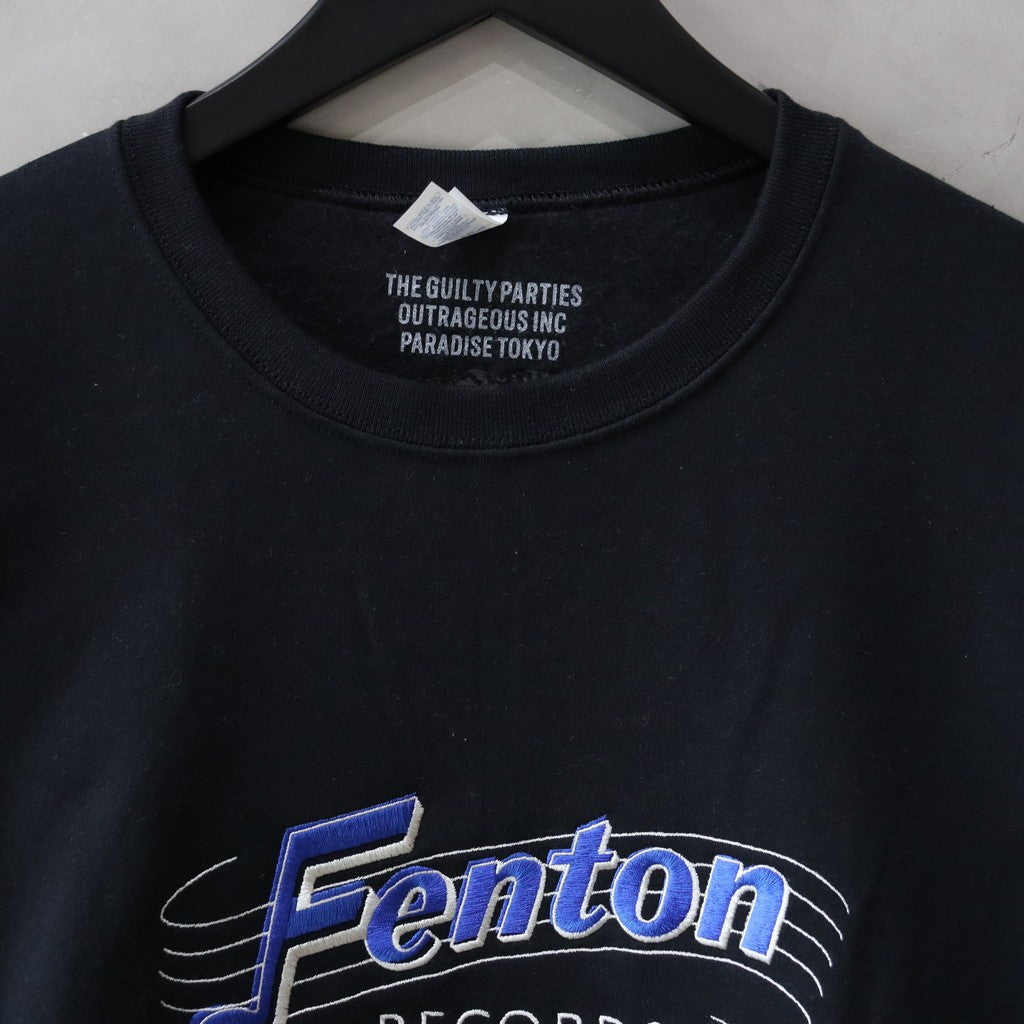 圓領運動衫 - 型號 3- #黑色 [24SS-WMC-SS03]