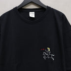 WASHED HEAVY WEIGHT CREW NECK T-SHIRT -TYPE 2- #BLACK [24SSE-WMT-WT02]