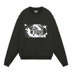 WASHED DIMENSIONS CREW NECK #BLACK [CES25CS08]