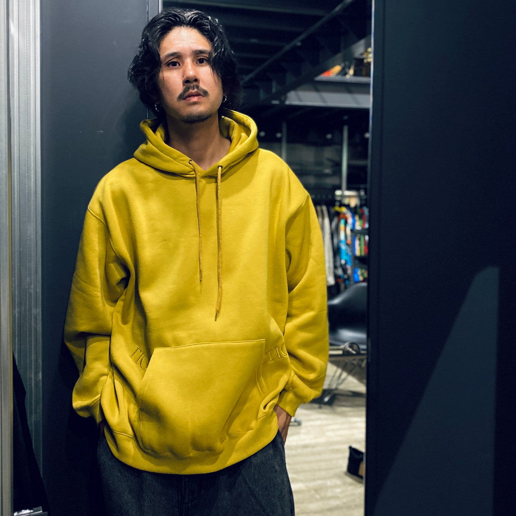 STRAIGHT UP HOODIE #MUSTARD [FW23-SW03]