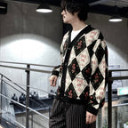 YEAH UM NO 針織開襟衫#黑色 [SC2320-KN07]