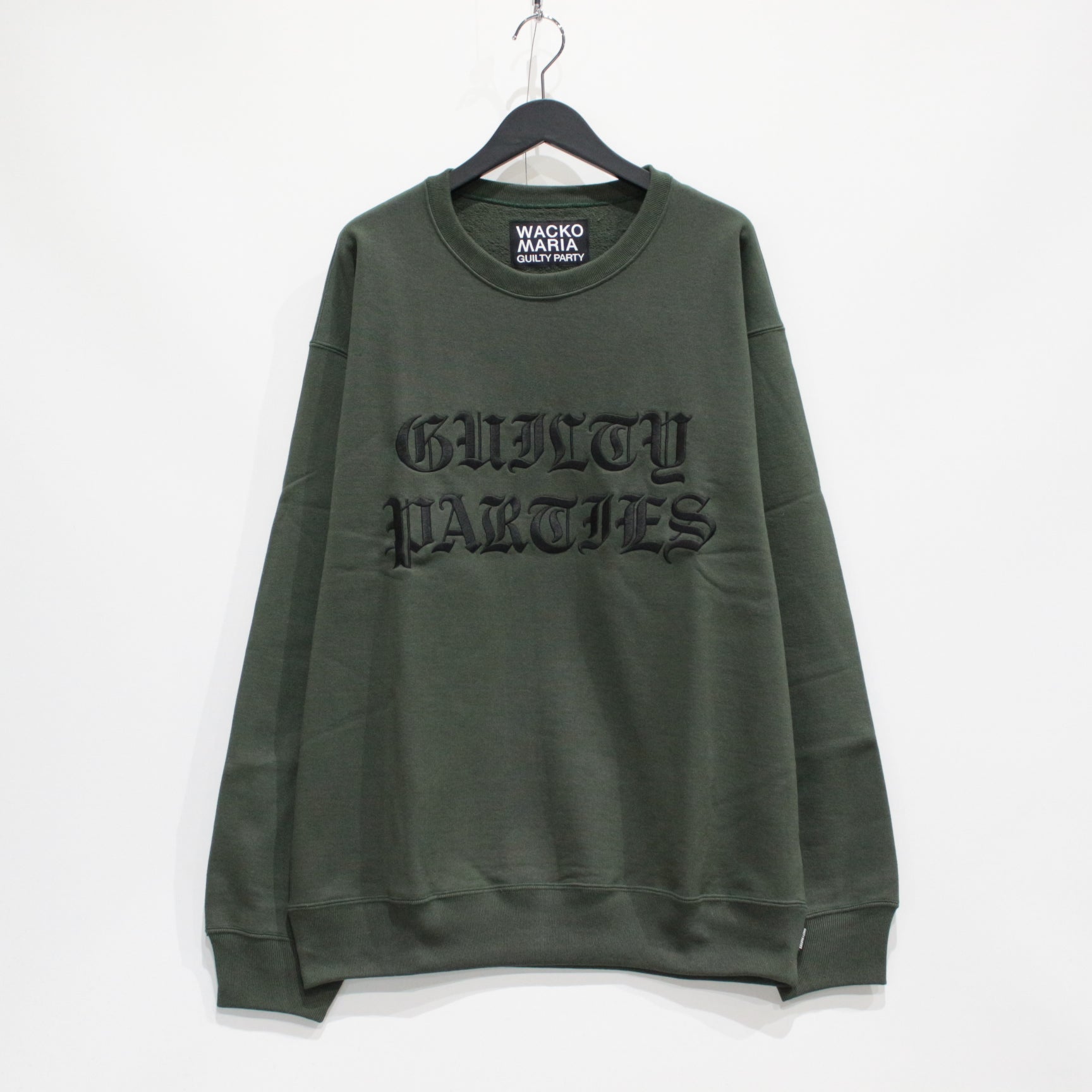 HEAVY WEIGHT CREW NECK SWEAT SHIRT -TYPE 3- #GREEN [23FW-WMC-SS06]
