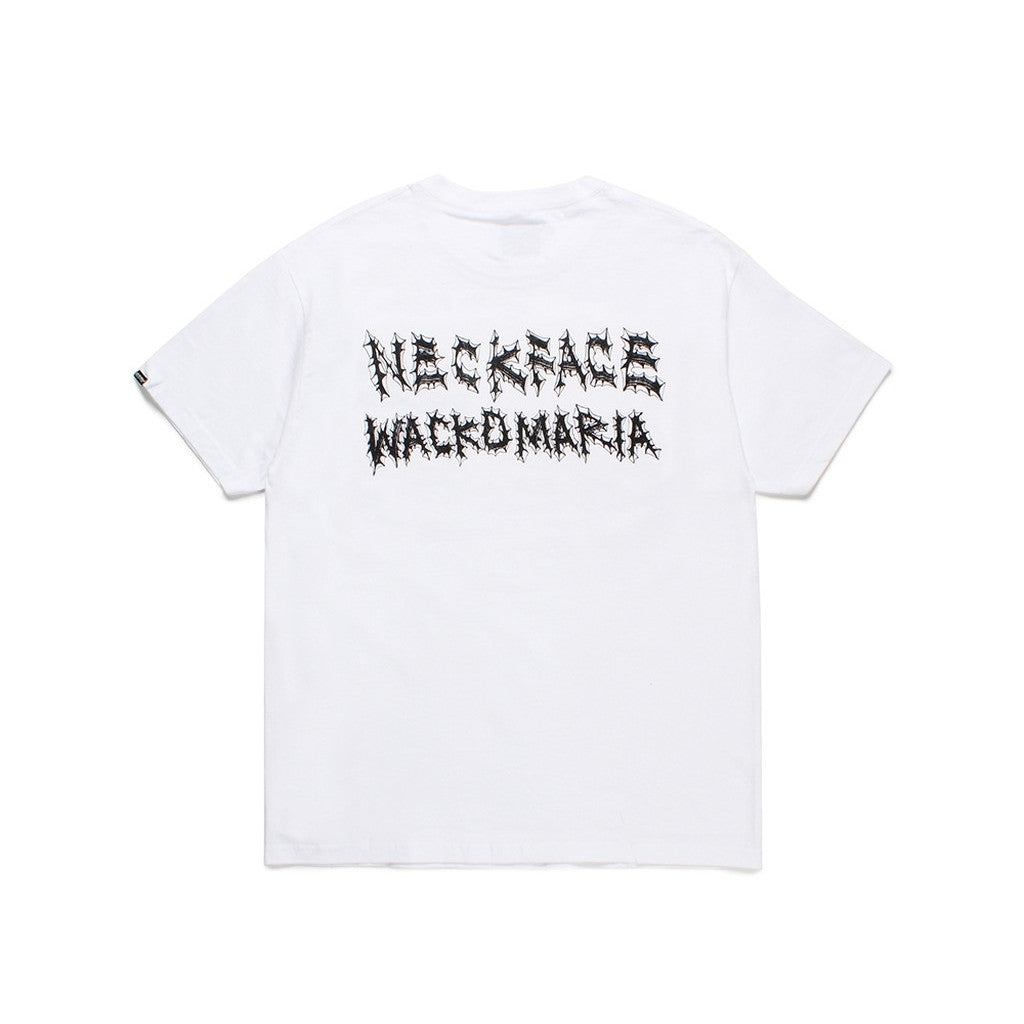 NECK FACE | CREW NECK T-SHIRT -TYPE 6- #WHITE [NECKFACE-WM-TEE31]